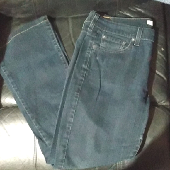 LEVI'S" 515 Bootcut Dark Denim Blue Jeans - Picture 2 of 2